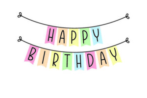 Happy Birthday Bunting Craft Design