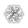Spring-Bee-Sticker-Style-black-version-580x386 Spring Bee, Sticker Style Craft Design