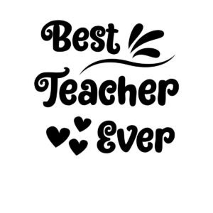 best-teacher-ever-svg-quote-design best-teacher-ever-svg-quote-design